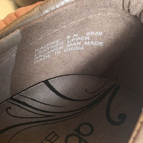Abeo BIO System Womens Nadine Mary Jane Comfort Shoes Tan Leather size 8N Narrow - Picture 14 of 15